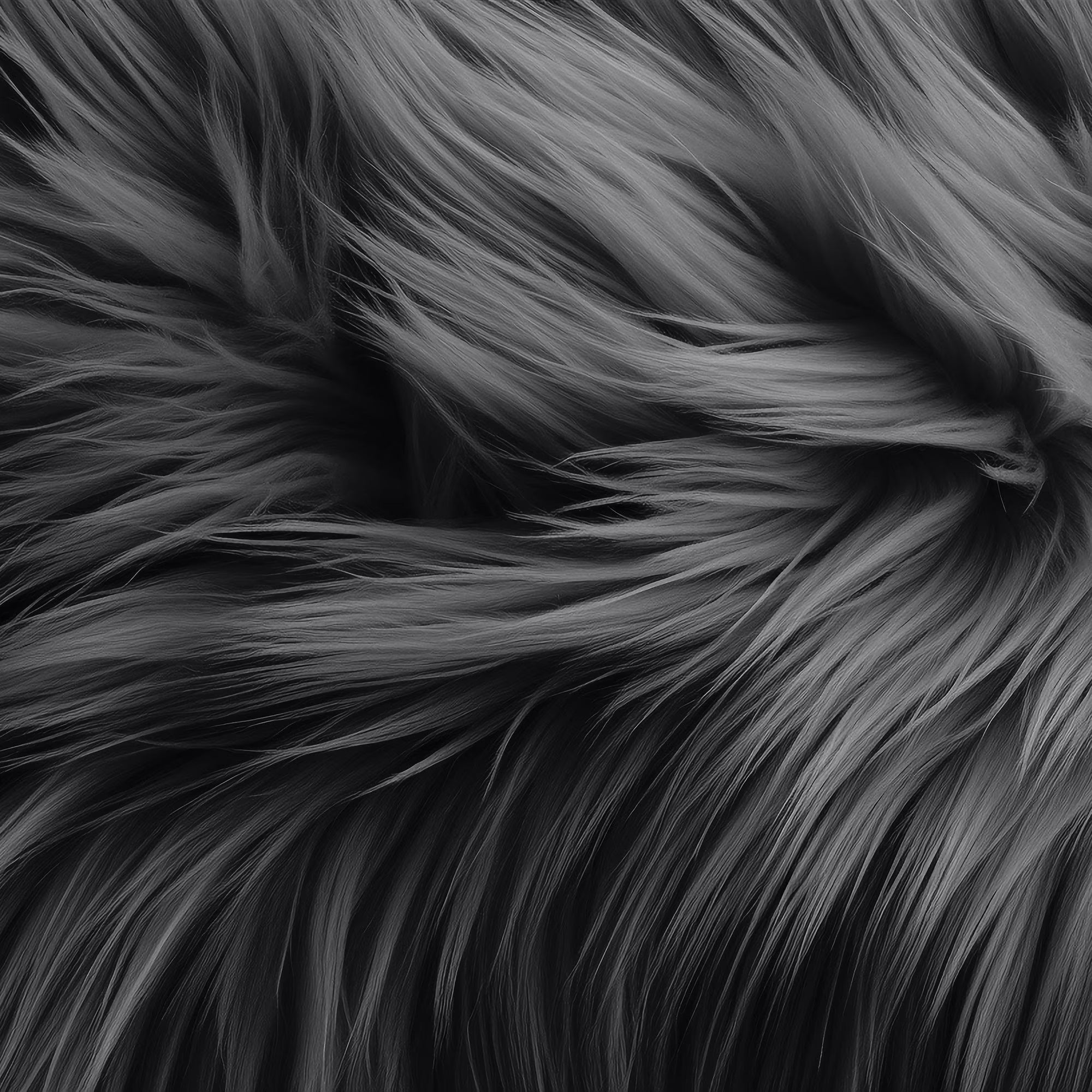 FabricLA Faux Fur Shaggy Fabric – Soft, Long Pile Fake Fur Squares