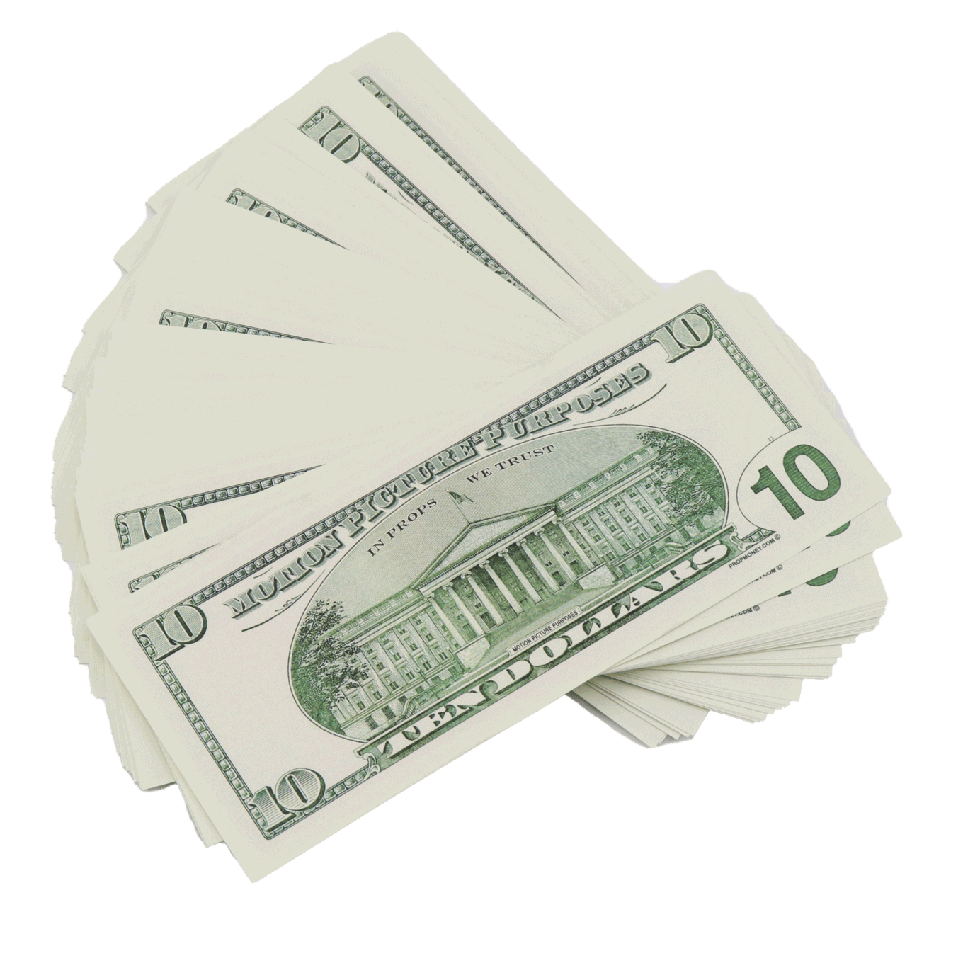 Pile de billets assortis pleine impression toutes coupures série 2000