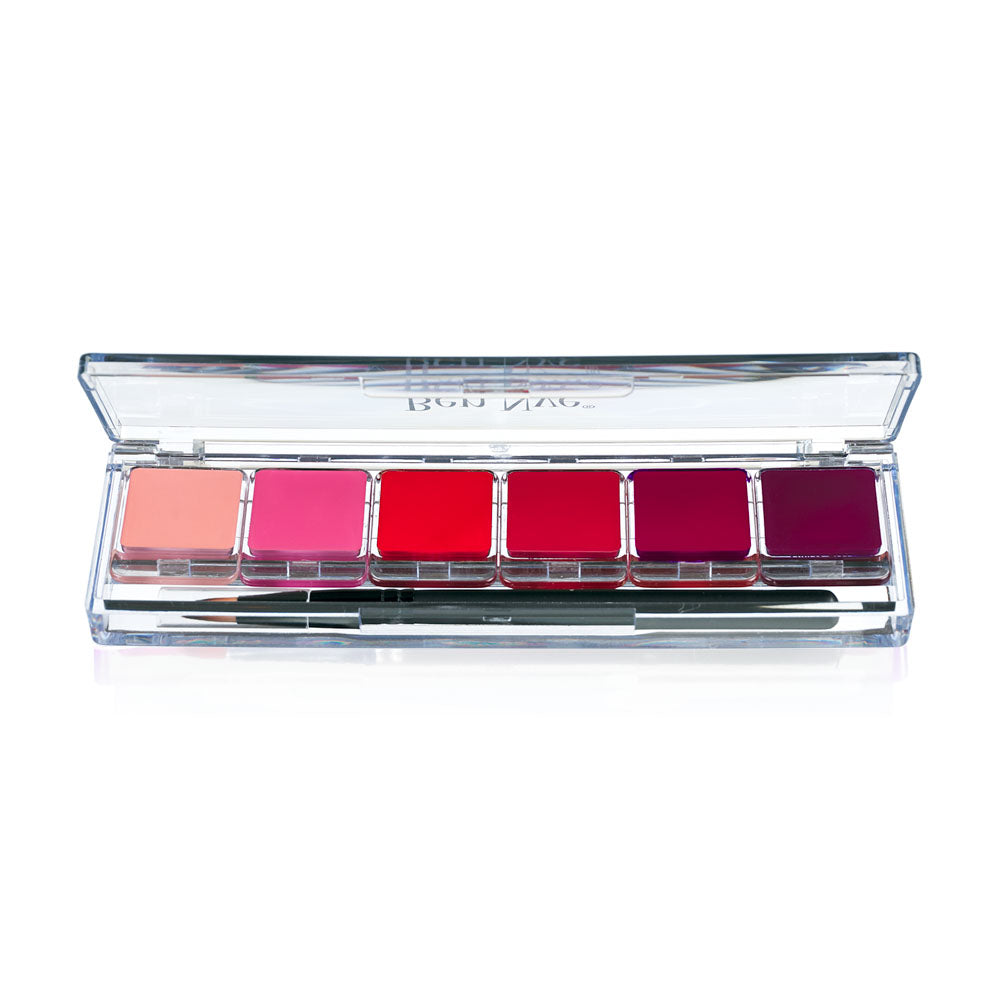 Fashion Lip Palette (Includes Lip Brush) 0.36oz./10.2gm., 6 Colors - LSP-20