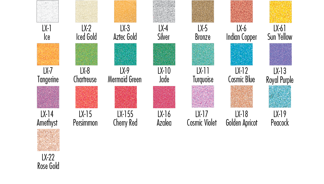 Lumiere Luxe Powder — shade chart