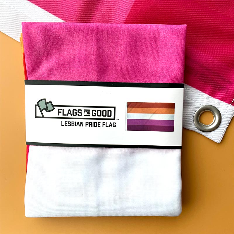 Lesbian Pride flag ��� 2x3 ft size with grommets