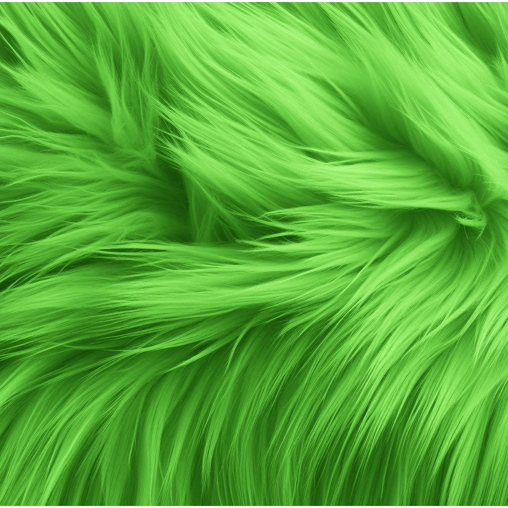 Faux Fur Fabric by the Yard – Shaggy Plush Long Pile, 60" Wide