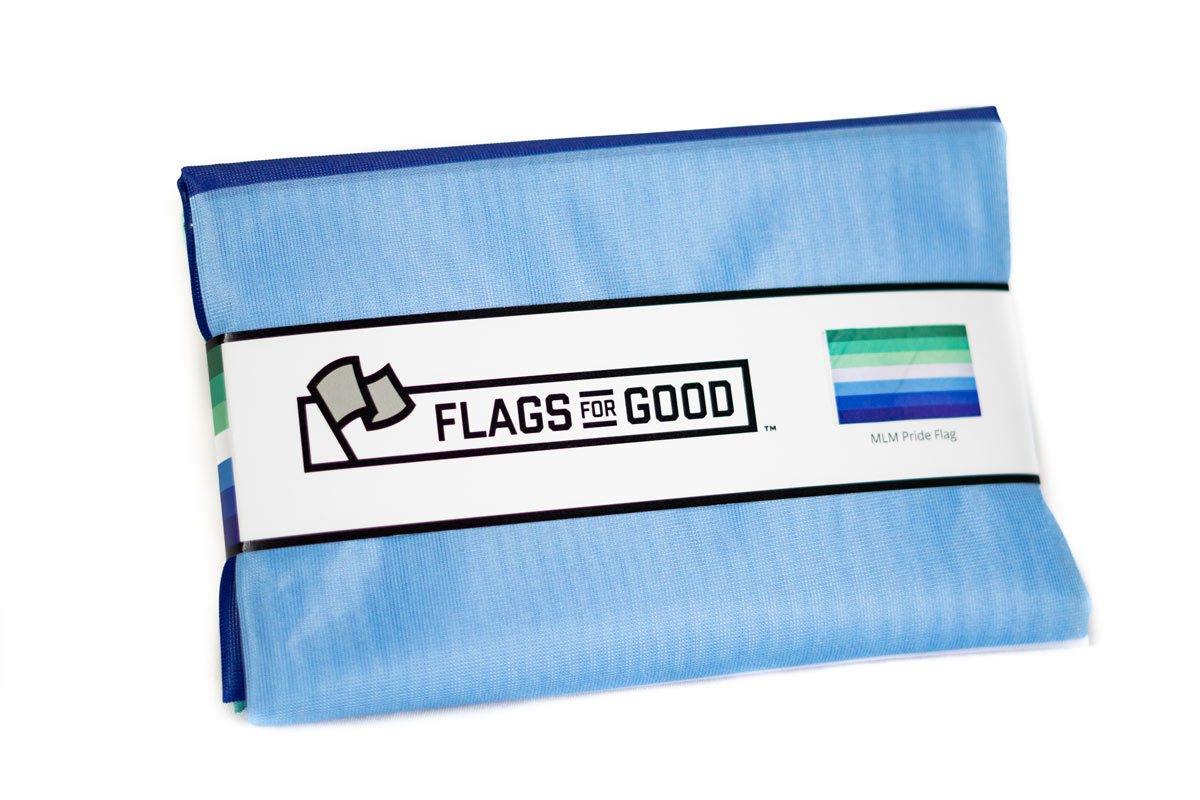 MLM Pride Flag folded view
