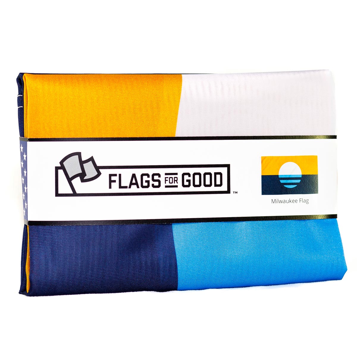 Milwaukee People's Flag folded