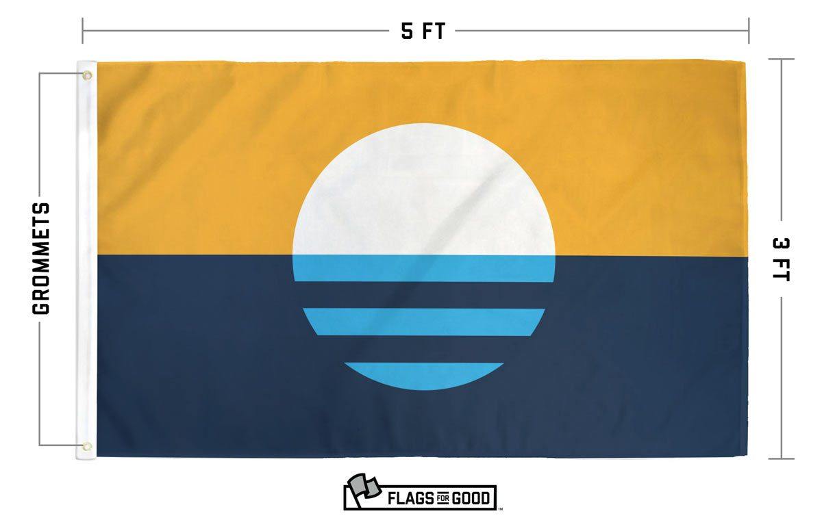Milwaukee People's Flag specs — size, material, and construction details