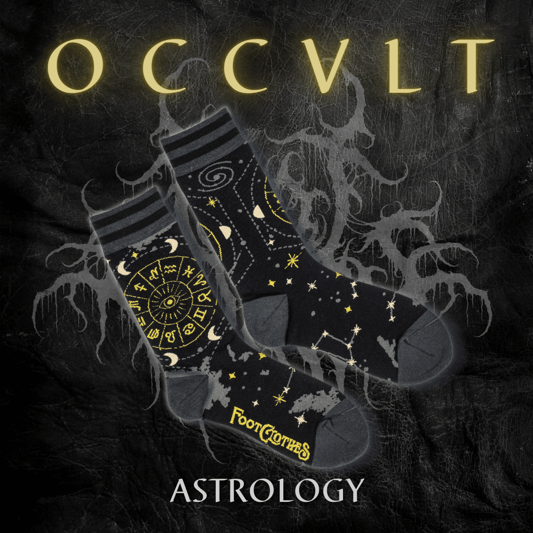 Chaussettes à motifs astrologiques