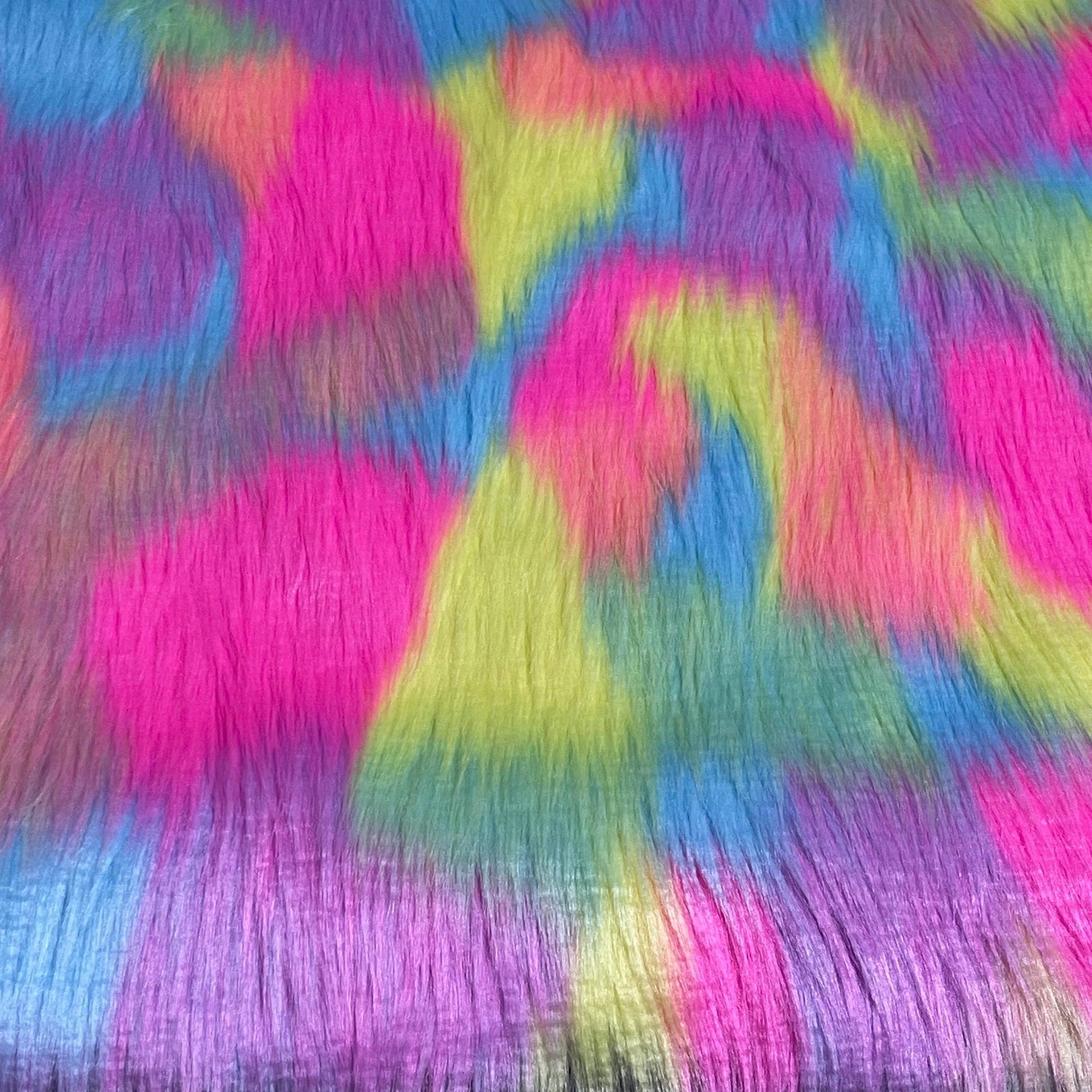 Faux Fur Fabric Squares for Crafts | Various Colors Available