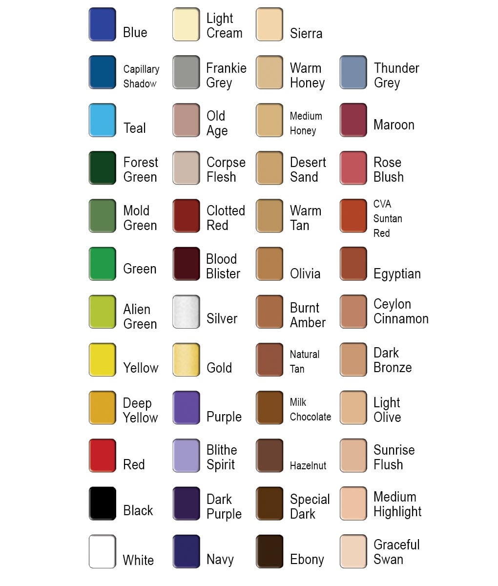 Rubber Mask Grease Paint - Single Colors