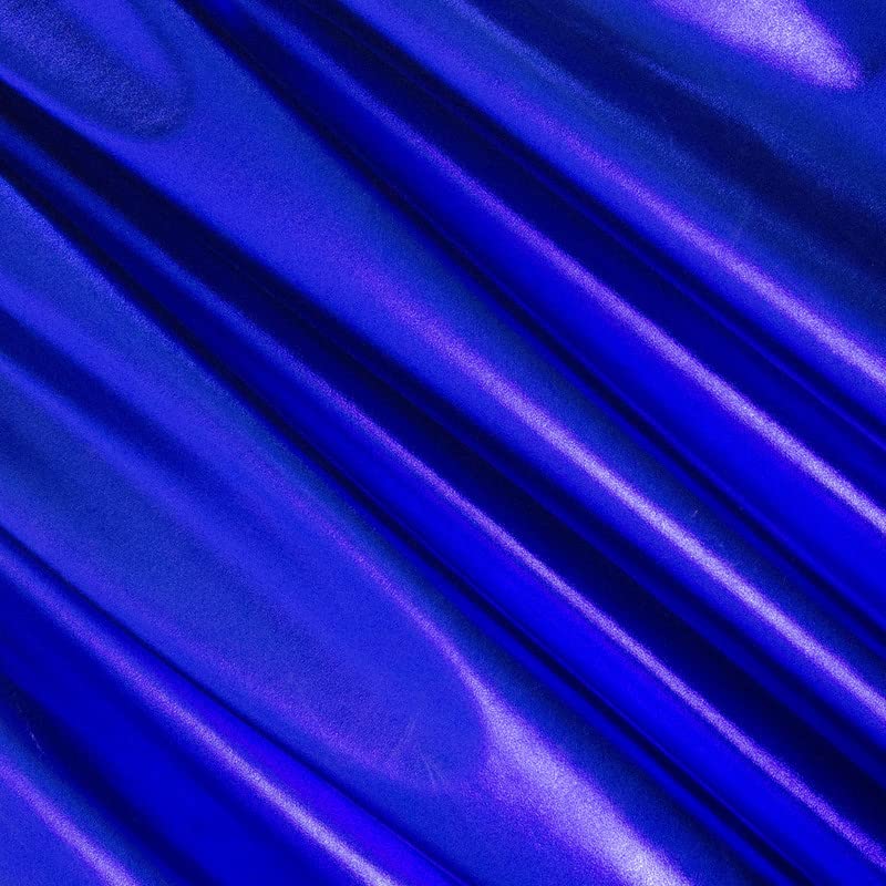 Hologram Metallic Foil Spandex Fabric | 4-Way Stretch Multicolor