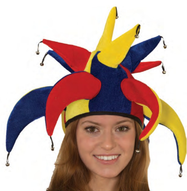 Plush Jester Hat w/ Bells