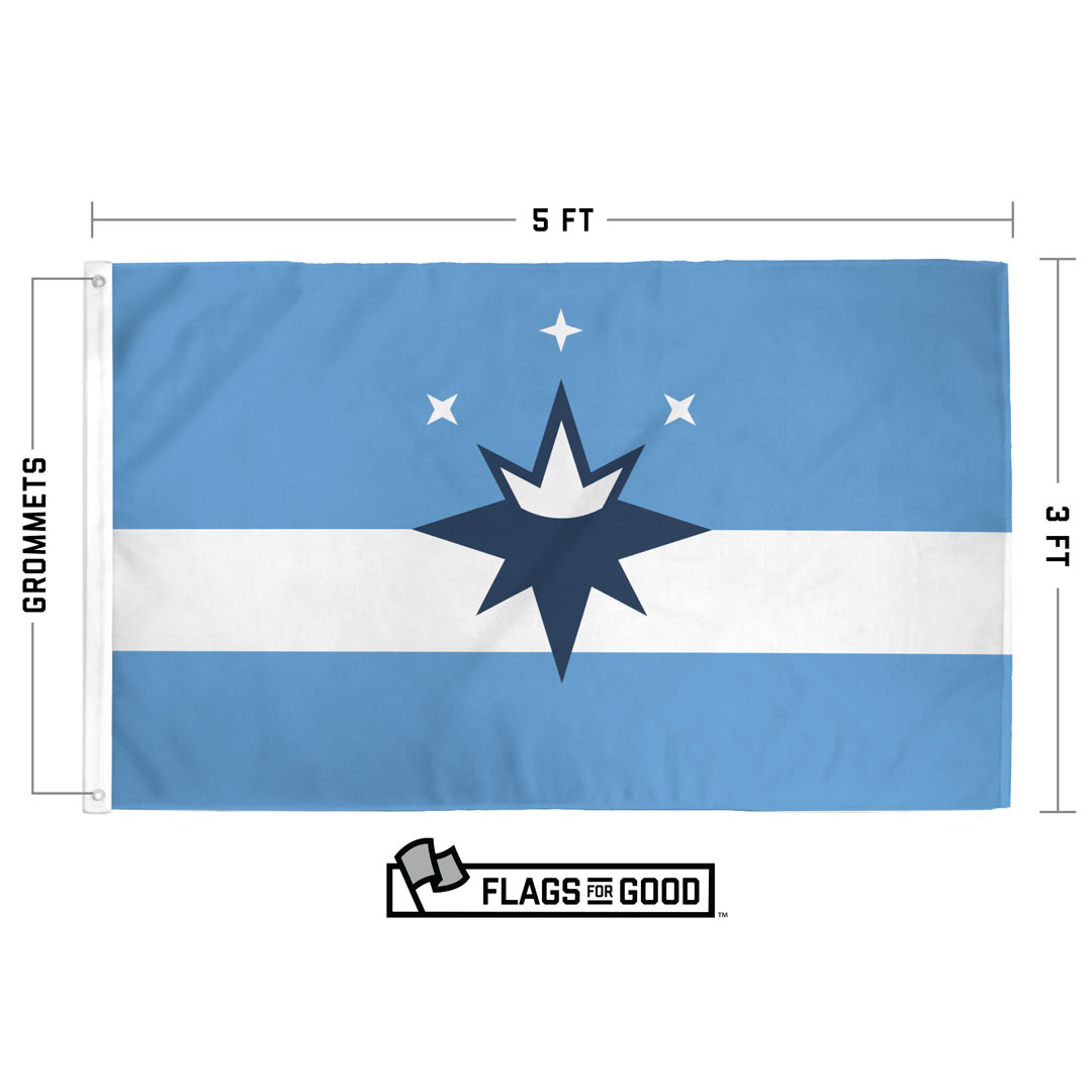 Springfield, MO flag specs — size and construction details for 3'x5' flag