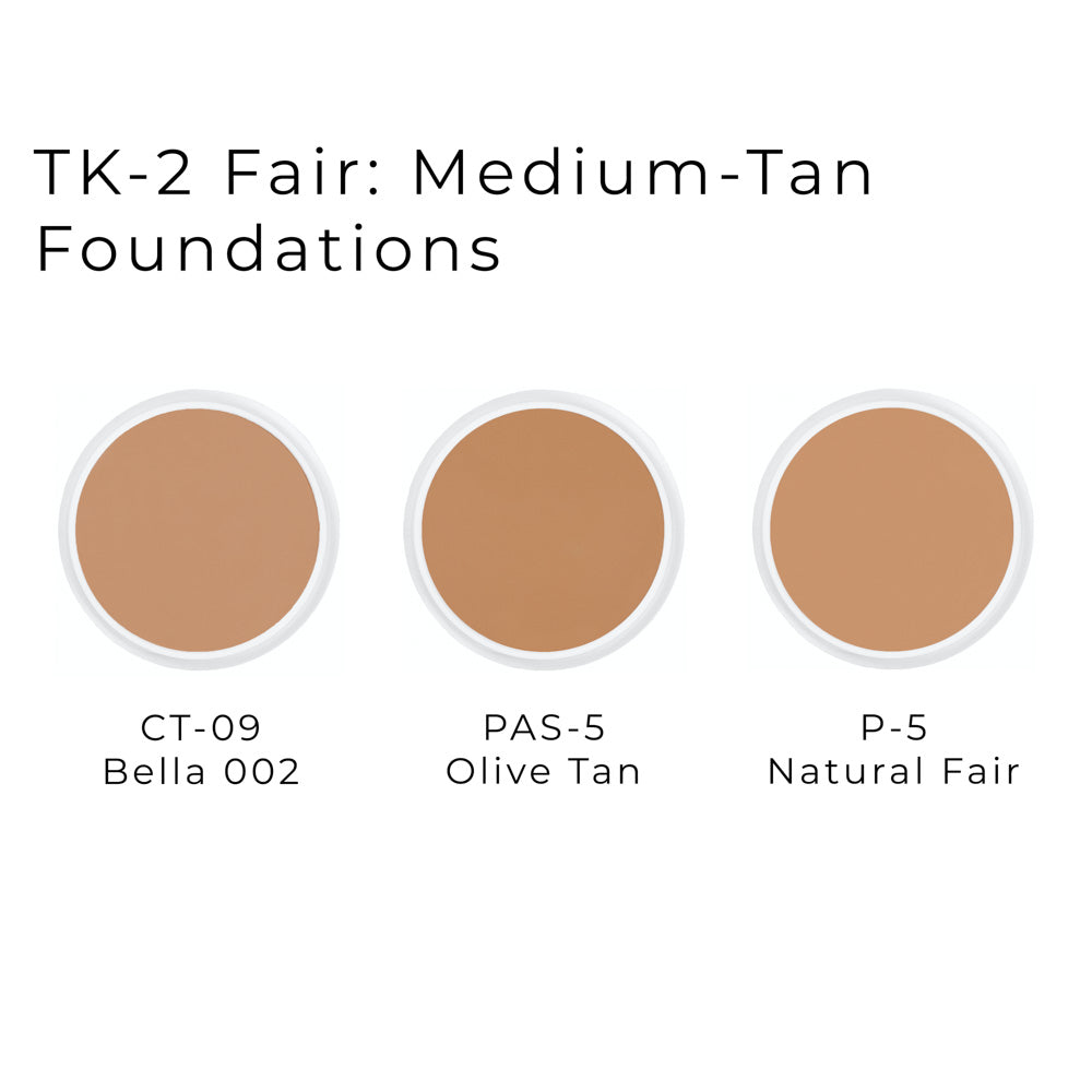 Fair: Medium-Tan Theatrical Creme Kit - TK-2