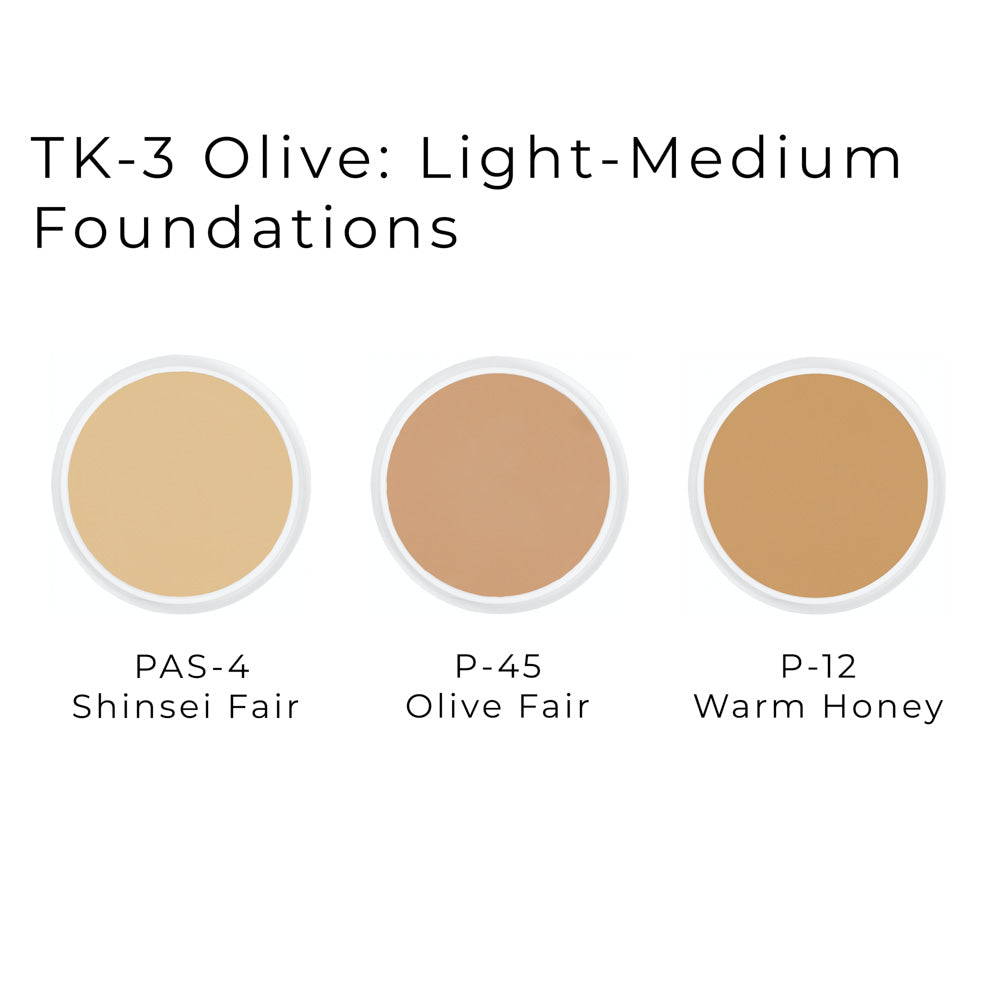 Olive: Light-Medium Theatrical Creme Kit - TK-3