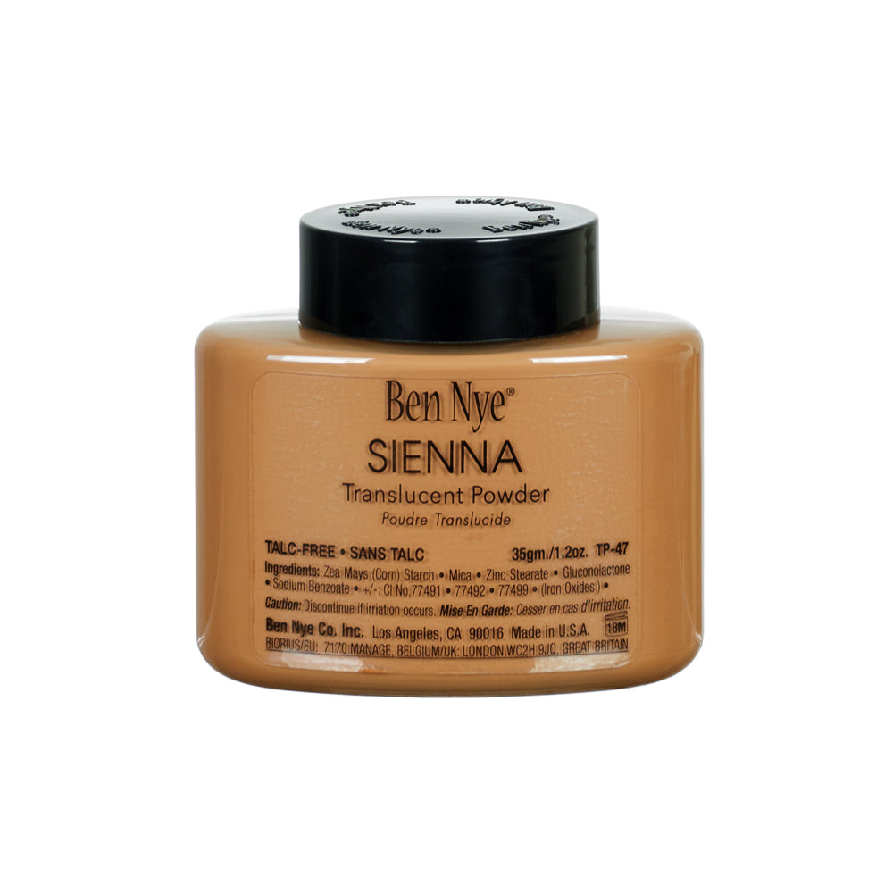 1.2 oz / Sienna Translucent Face Powder 1.2oz./35gm. Shaker Bottle - TP-47