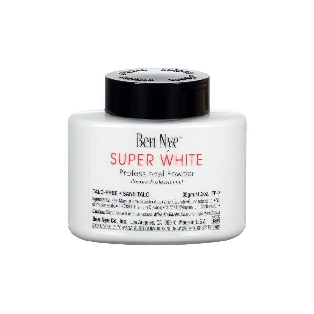 1.2 oz / Super White Face Powder 1.2oz./35gm. Shaker Bottle - TP-7
