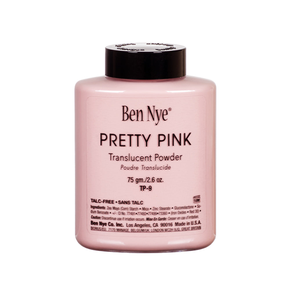 2.4 oz / Pretty Pink Translucent Face Powder 3oz./85gm. Shaker - TP-9