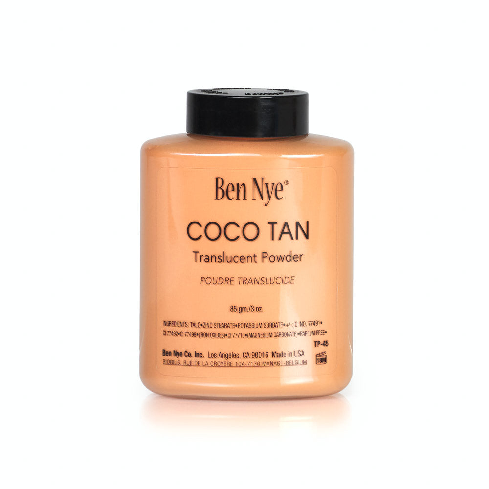 2.4 oz / Coco Tan Translucent Face Powder 3oz./85gm. Shaker Bottle - TP-45