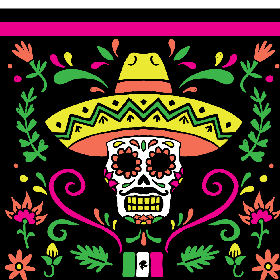 Chaussettes Angelo Montiel Signature Dia de Los Muertos