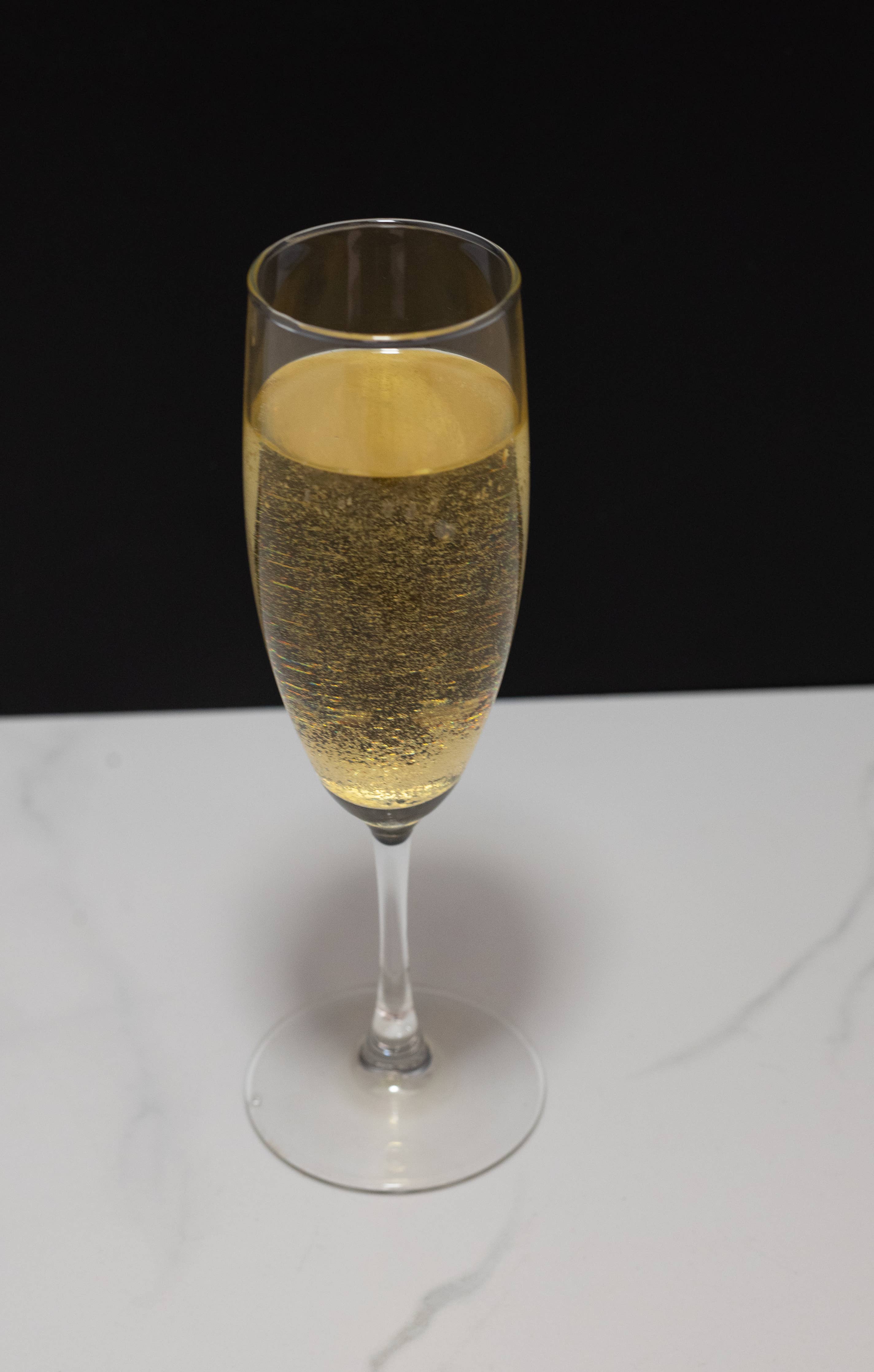 Fausse coupe de champagne décorative pour table