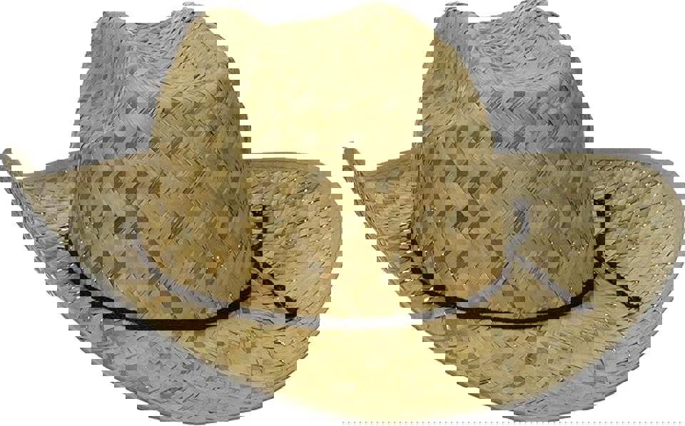 Sombrero de vaquero de paja