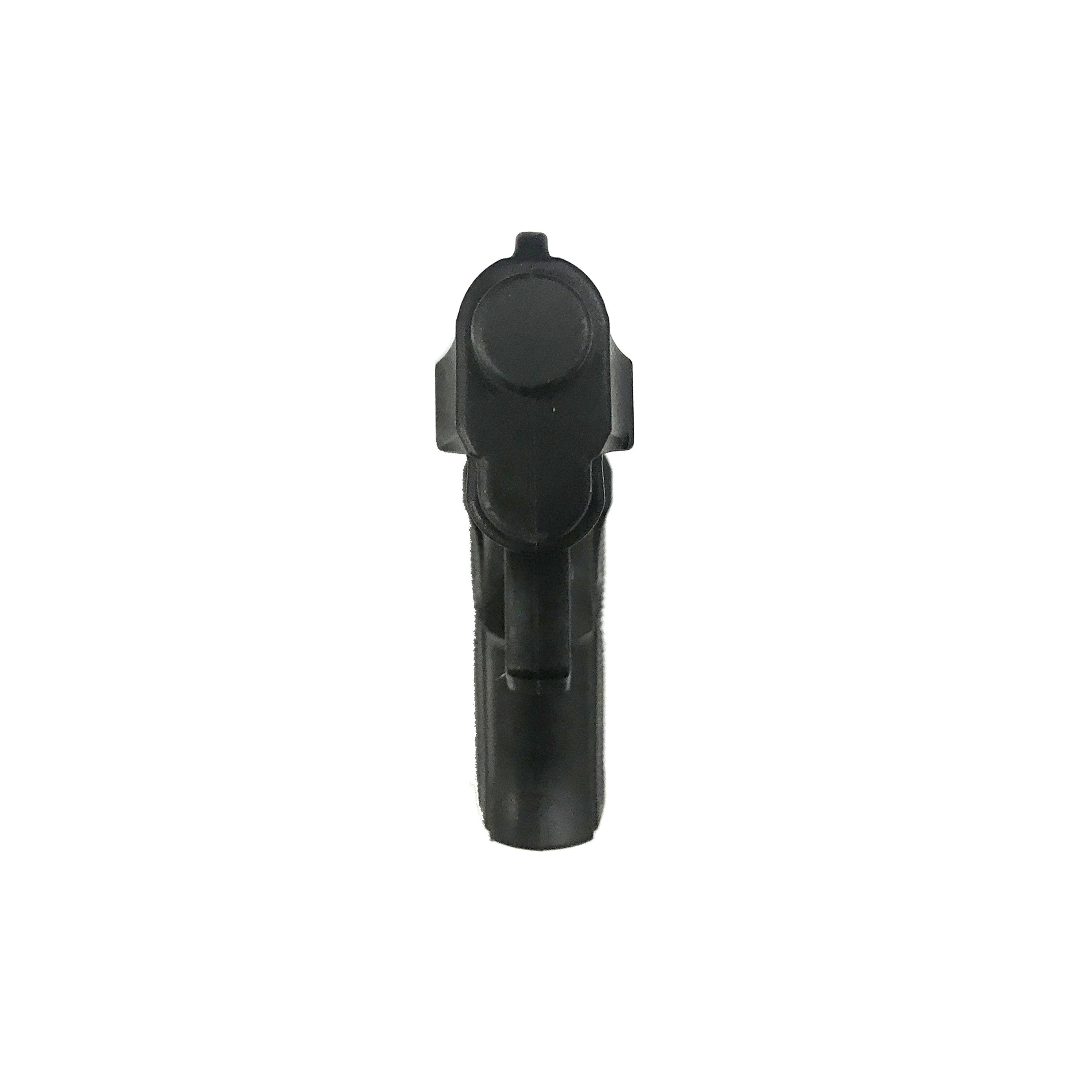 Pistolet d'entraînement ou accessoire non fonctionnel en caoutchouc massif 9 mm