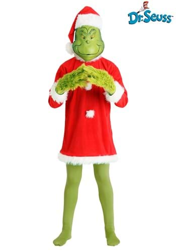 The Grinch Santa Costume Deluxe with Mask