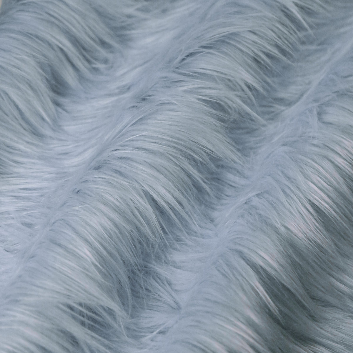 Faux Fur Fabric Squares | Baby Blue