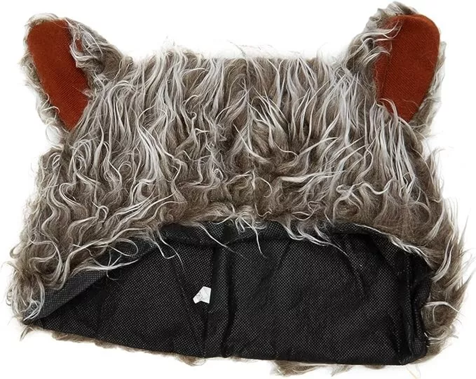 Sombrero de lobo peludo