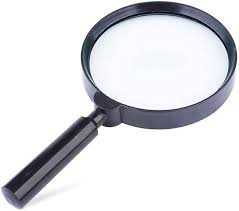 Jumbo magnifying glass — plastic, 9" long with 4.75" diameter lens, 2x magnification