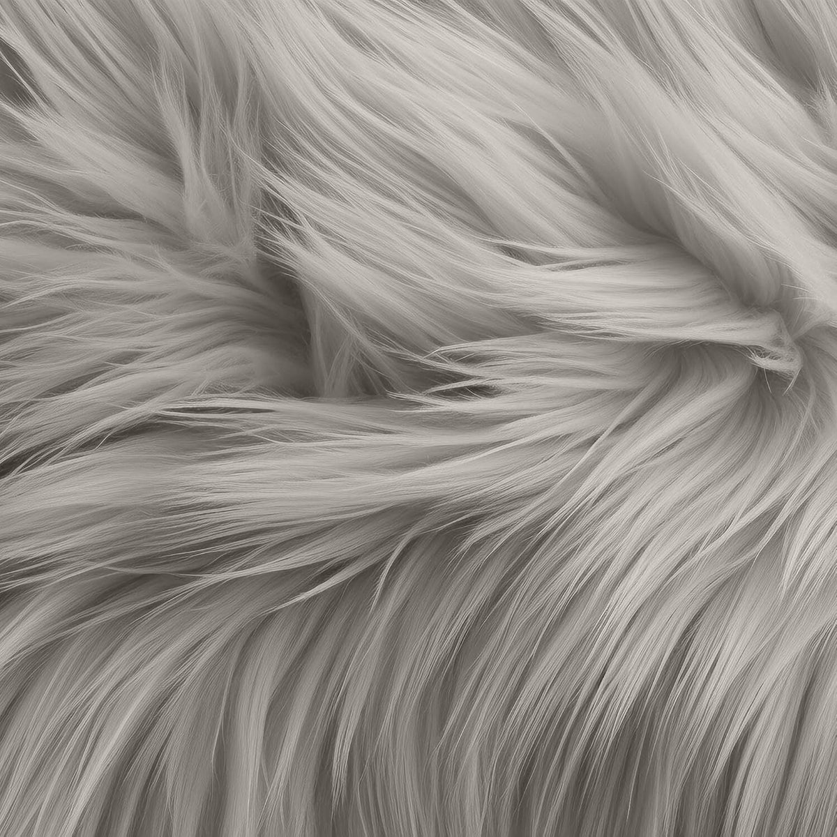 FabricLA Faux Fur Shaggy Fabric – Soft, Long Pile Fake Fur Squares