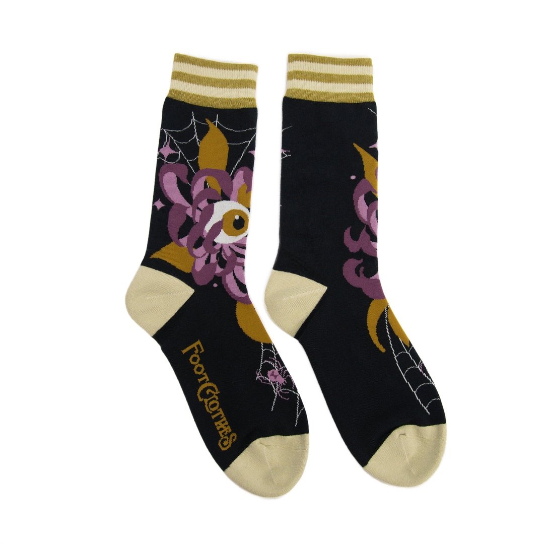 Chaussettes d'équipage Arachnid's Bloom