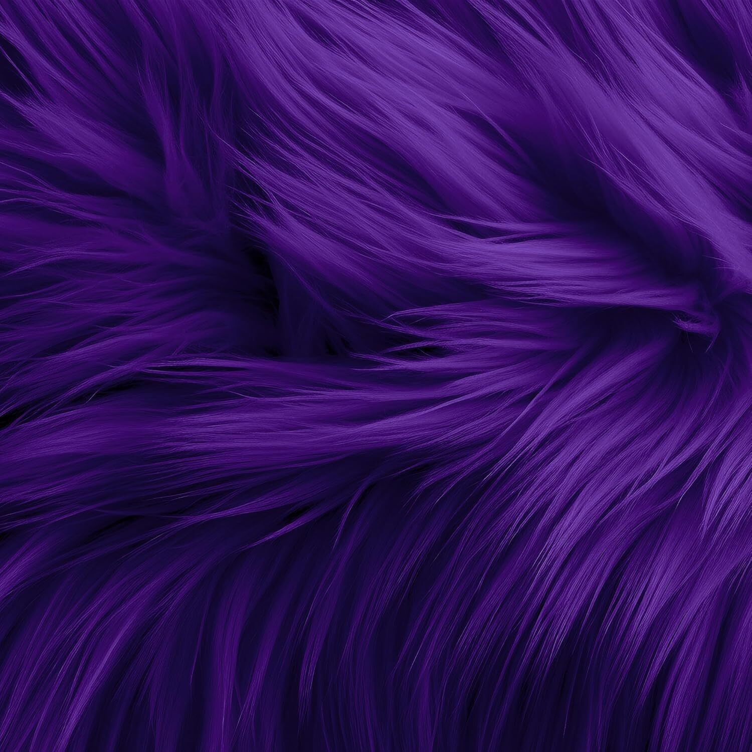 Shaggy Faux Fur Fabric Squares 10X10 Inch DIY Craft Fur Patches