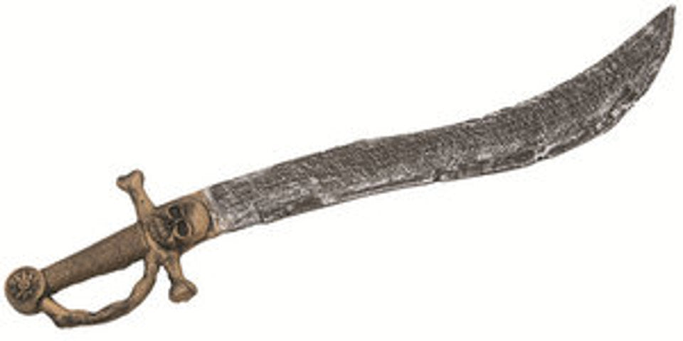 Pirate Sword w/Skull On Handle