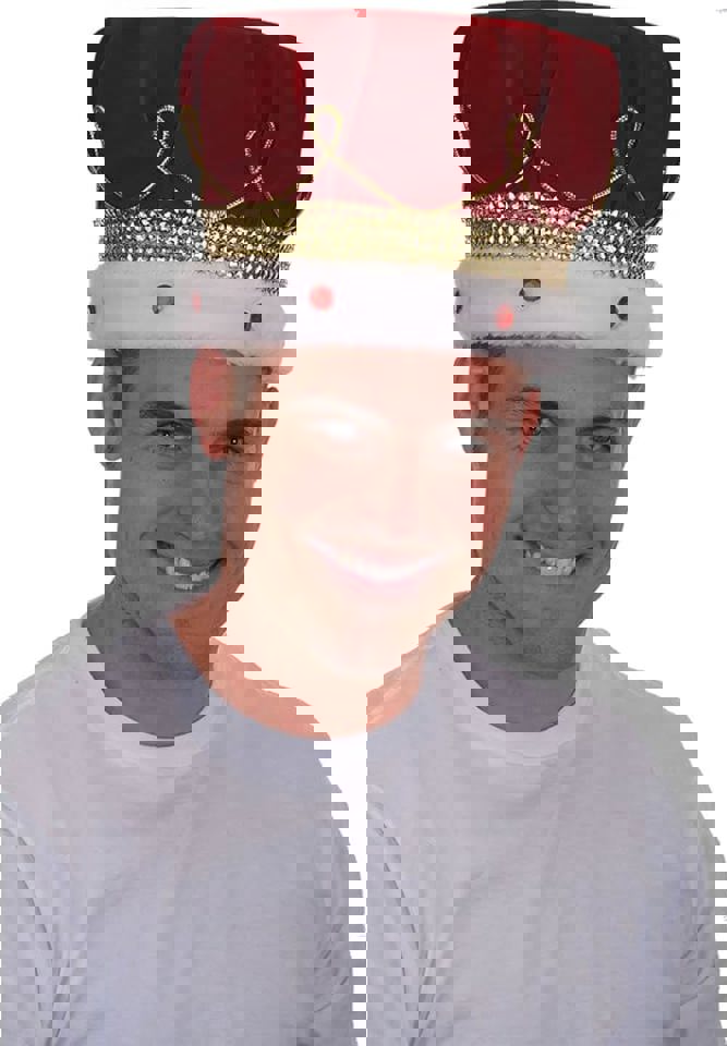 Deluxe King Crown w/Plush Trim