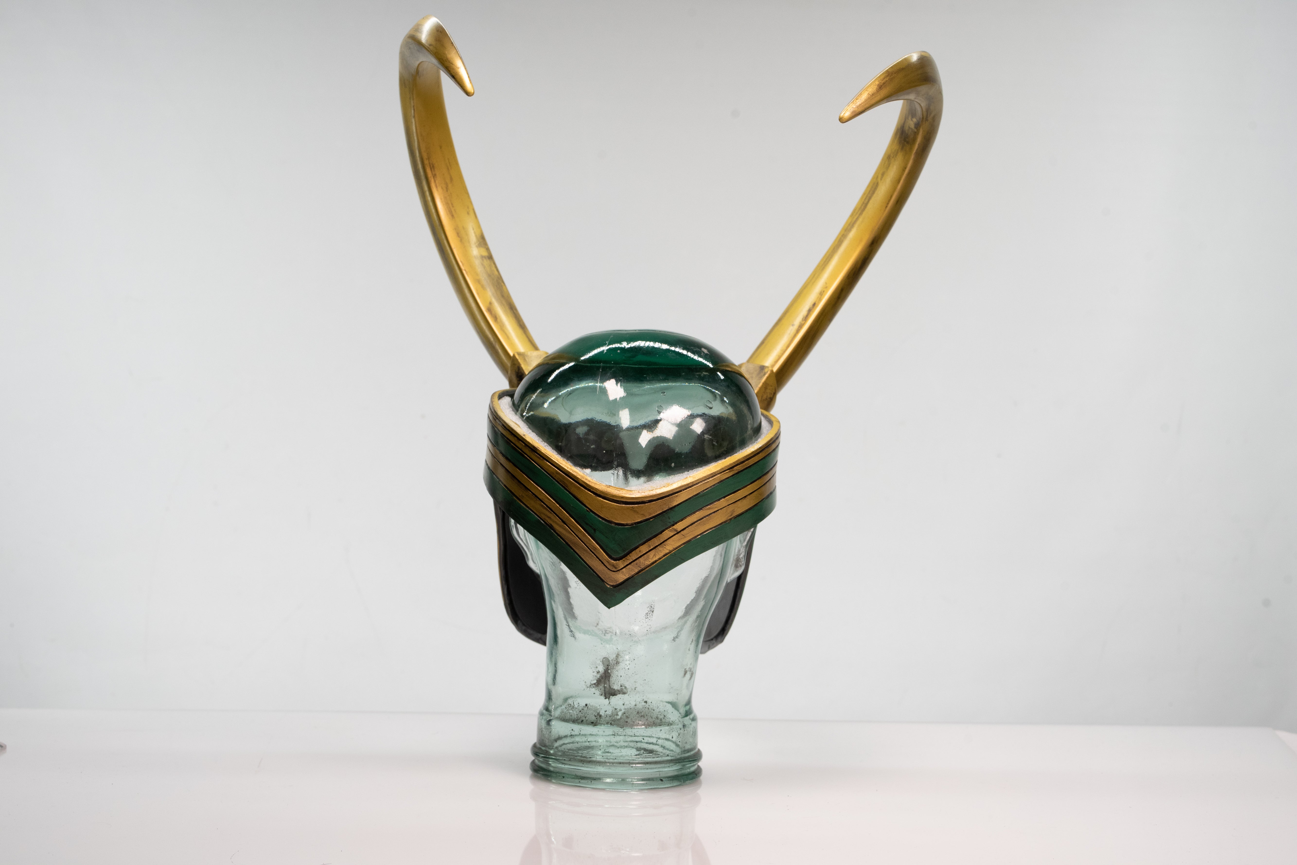Ragnarok Loki Crown — three-quarter view showing full horn span