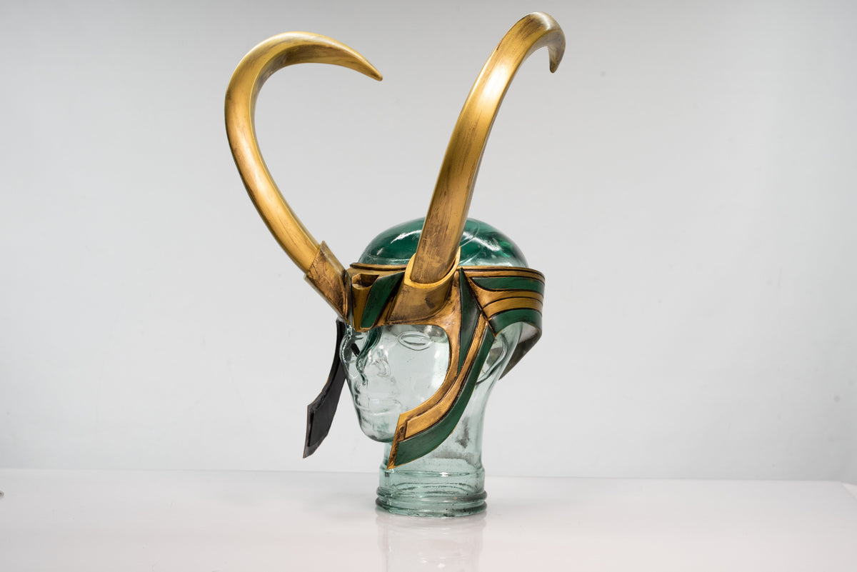 Ragnarok Loki Crown — worn on model showing fit and scale