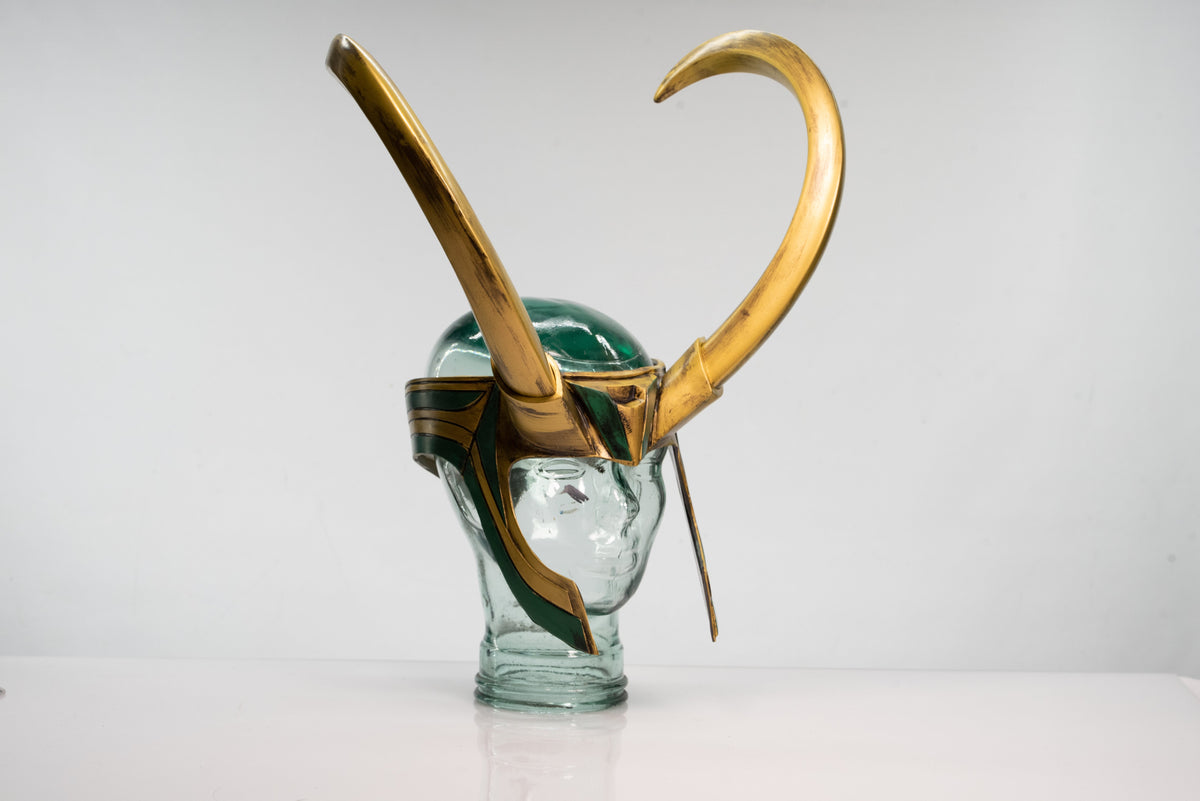 Ragnarok Loki Crown — close-up of hand-painted surface texture and detail