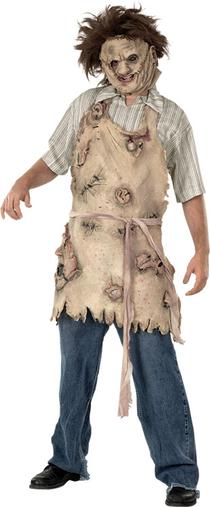 Texas Chainsaw Massacre: Adult Leatherface Killer Costume Top Set