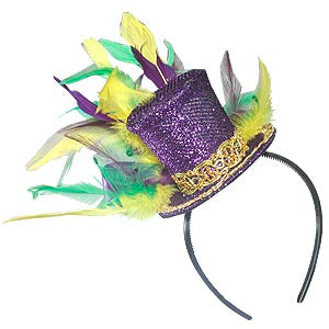 Mini Mardi Gras Hat Topper