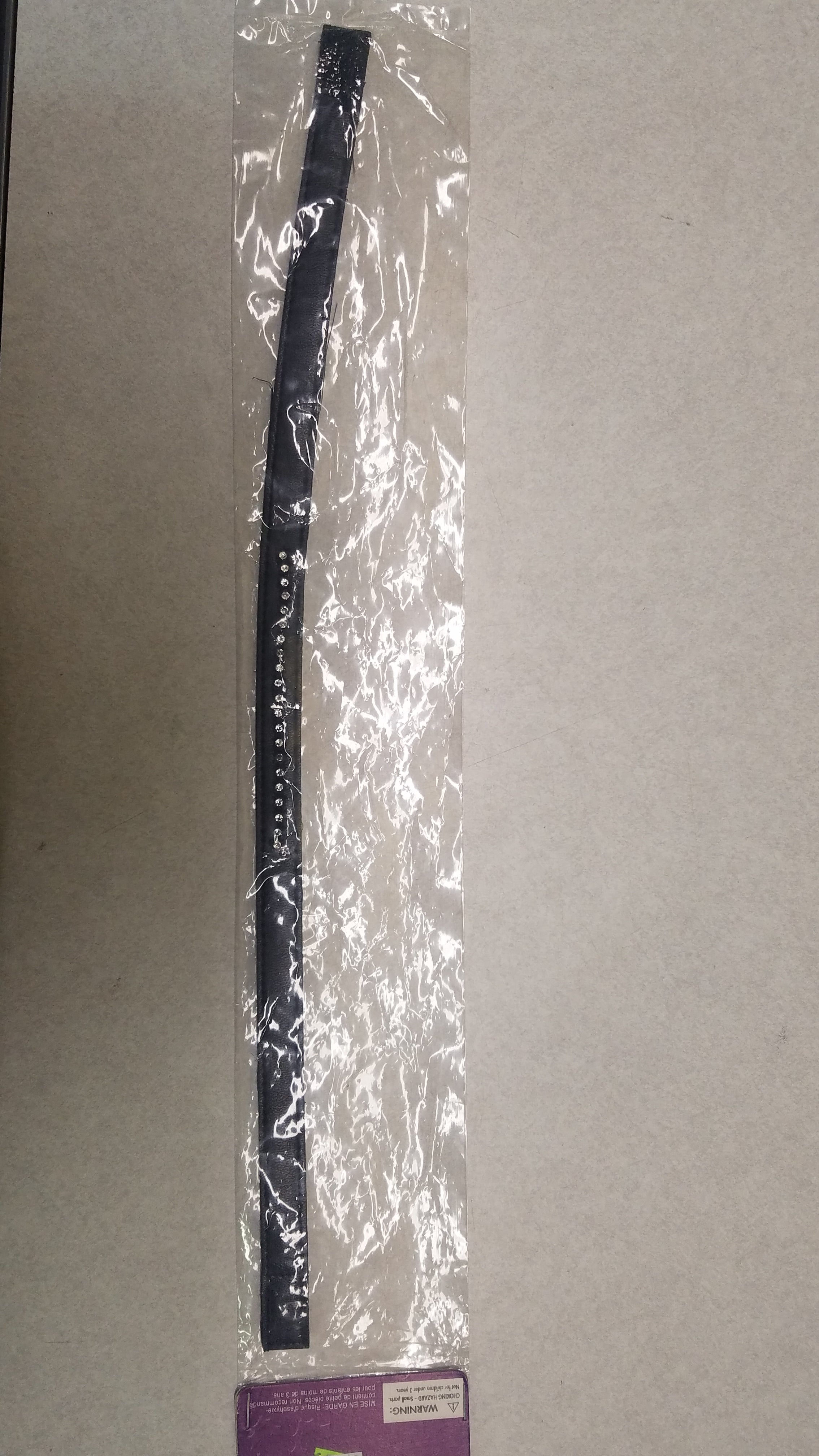 Gargantilla de cuello con tachuelas de diamantes de imitación