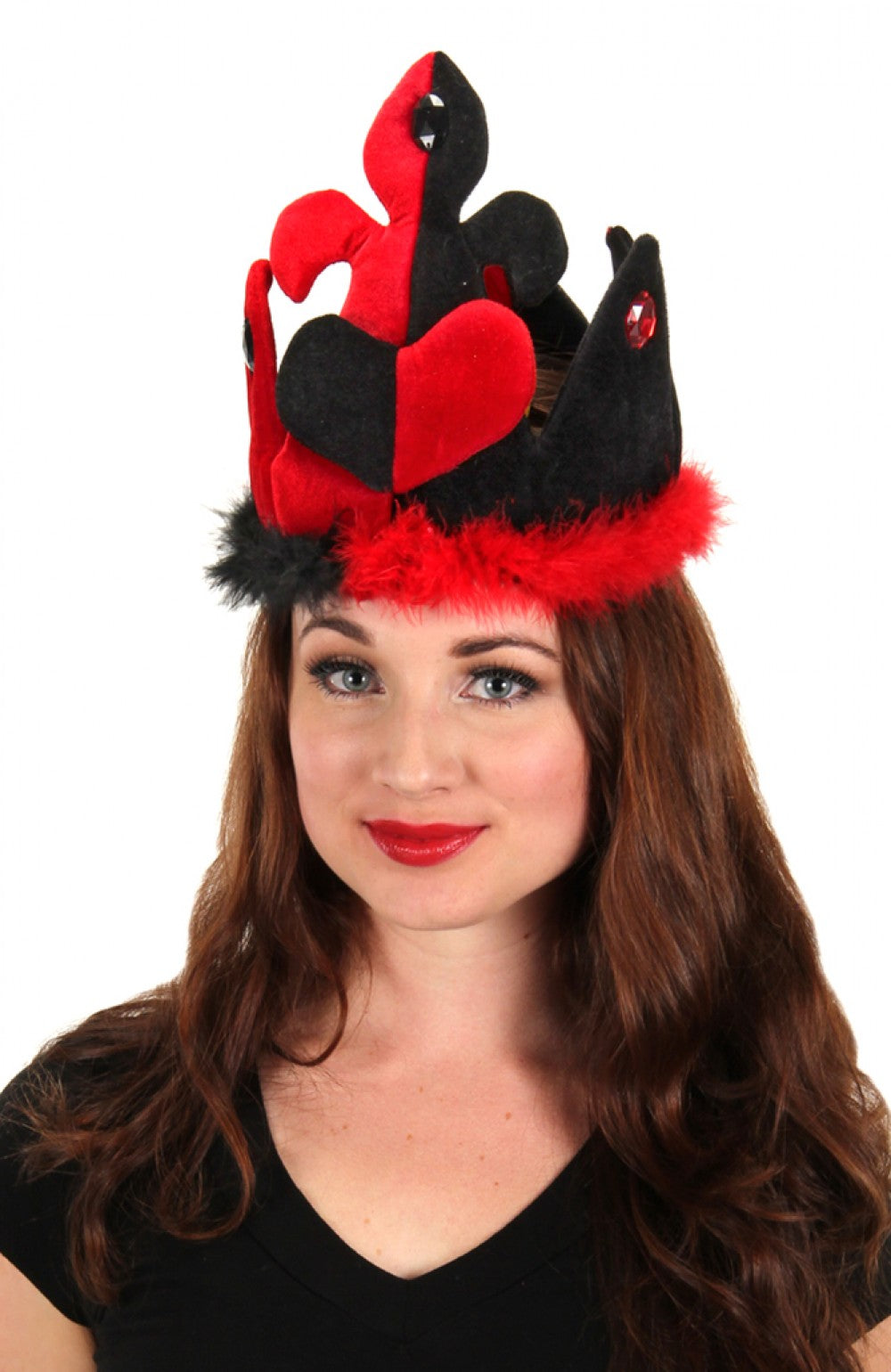 Queen of Heart Crown Hat Headband Red Queen Costume Queen of Heart  Accessories Can Be Matched With Halloween Costume