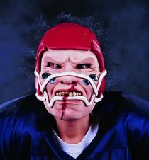 Sacked Football Player mask - red