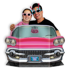 Pink Convertible Photo Prop