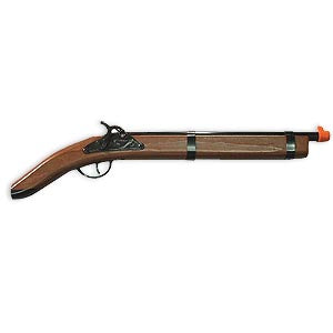 Freedom Pistol stage prop — 19" frontier-style pistol, wood stock with die-cast metal details