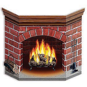 Brick Fireplace