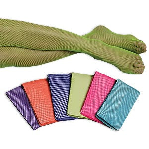 Neon Fishnet Tights