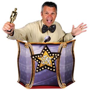 Awards Night podium stand-up prop — 37"W x 25"