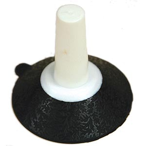 Suction stand for foam wig head — holds head stable for styling, display, or storage