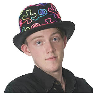 Neon String Top Hat