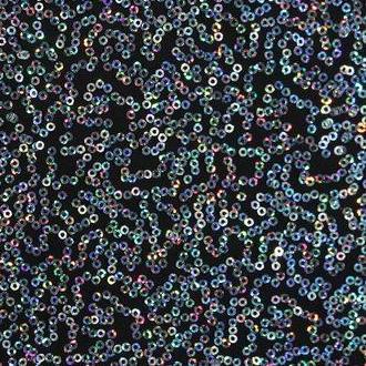 Sequin stretch fabric — black with silver sparkle sequins swatch